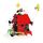 Department 56 Peanuts Dekoration Snoopy's Hundehaus Woodstock Weihnachtsbeleuchtung, aus Kunststoffharz, Kunststoff, Stahl, 20,3 cm rot