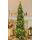 HMASYO 150 cm Pop-Up Lametta Weihnachtsbaum mit 50 Timer-Lichtern, Buntes Grün Zusammenklappbarer Künstlich Schlanken Weihnachtsbaum für den Innenbereich, Zuhause Wohnung Kamin mit Festdekoration