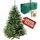 Wolkenland Künstlicher Weihnachtsbaum 220cm, in Premium Qualität - Mit Aufbewahrungstasche und Holzständer – Naturgetreu und mit dicht bestückten Zweigen – Künstliche Weihnachtsbäume