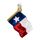 Old World Christmas Ornamente: Texas Staatsflagge Glas geblasene Ornamente für Weihnachtsbaum (36045)