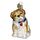 Old World Christmas Ornaments: Hundekollektion Glasornamente für Weihnachtsbaum Bullpup, Glas, Mehrfarbig