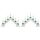 Idena 31837 - LED Adventsleuchter mit 7 LED Kerzenlichtern in Warmweiß, Schwibbogen aus weiß lackiertem Holz, mit Ersatzlampe und Schalter, Deko für Innen, als Winter-, Advents- und Weihnachtsdeko