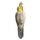 Old World Christmas Bird Watcher Collection Glass Blown Ornaments for Christmas Tree Nymphensittiche, Glas, grau, 5¾"