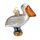 Old World Christmas Bird Watcher Collection Glass Blown Ornaments for Christmas Tree Pelikan, Glas, Weiß, 3¼"