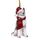 Design Toscano Siberischer Husky Festtagshund Weihnachtsbaumverzierung Festtagsdekoration, Polyresin, vollfarbe, 8 cm