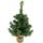 Künstlicher Weihnachtsbaum Mini Jutegehäuse 45cm
