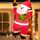 Joiedomi Aufblasbare Weihnachtsdekoration, 1.8 m/ 6FT, mit eingebauter LED, aufblasbar, für Weihnachtsfeiern, Außenbereich, Hof, Garten, Rasendekoration