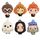 Hallmark Harry Potter und Freunde Miniatur-Weihnachtsschmuck, 6 Stück (0002HCM9230)