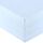 aqua-textil Royal Spannbettlaken Boxspringbett Wasserbett 90x200-100x220 cm Aqua blau 210g/qm Jersey Mako Baumwolle Elasthan Spannbetttuch