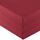 aqua-textil Royal Spannbettlaken Boxspringbett Wasserbett 120x200-130x220 cm Bordeaux rot 210g/qm Jersey Mako Baumwolle Elasthan Spannbetttuch