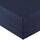 aqua-textil Royal Spannbettlaken Boxspringbett Wasserbett 180x200-200x220 cm dunkel blau 210g/qm Jersey Mako Baumwolle Elasthan Spannbetttuch