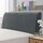 TAOCOCO Bett Kopfteil Bezug, Kopfteilbezug für Doppelbett, elastischer Kopfteilbezug, weicher Samtstoff, waschbar, All-in-One-Design, Grau, 200-220 cm