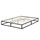 Olee sleep 22cm Modernes Metall-Plattform-Bettgestell / Bett / Holzlatten / Matratzenrahmen / Holzlattenrost / Kein Boxspring erforderlich / 160 x 200cm / Queen / Schwarz