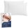 LIVESSA wasserdichter Kissenbezug 40x80 cm (2er Pack) kombinierbar mit Matratzen-Schutzhülen - Kissenschoner mit Reißverschluss, Pillow Protector, %100 Baumwolle Oberfläche