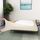Boxspring-Abdeckung, Queen-Size-Größe, Jersey-Strick & dehnbar, 4 Seiten, Bettrock für Hotel & Zuhause, Queen/Queen, XL, Beige