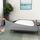 Alyvia Spring Boxspring-Abdeckung, Jersey-Strick dehnbarer Rundumbezug für alle vier Seiten, Bettrock für Hotel und Zuhause, Einzelbett/Einzelbett XL, Hellgrau