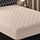 Utopia Bedding Gesteppter Matratzenschoner, atmungsaktive Matratzenauflage, tief sitzender Matratzenbezug (Beige, Queen-Size-Größe, 152 x 203 + 40 cm (1 Stück)