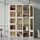 Dripex Kleiderschrank, Schrank 104 x 170 x 50 cm (B x H x T), einfache Montage, Faltbarer Mehrzweckschrank mit magnetische Türen, für Schlafzimmer Wohnzimmer Weiß