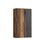 Forte Boots Schuhschrank klein mit 2 Türen, Holzwerkstoff, Old Wood Vintage Dekor + Betonoptik Dunkel, 68.90 x 34.79 x 120,41 cm