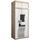 KRYSPOL Schwebetürenschrank Madryt 100 cm mit Spiegel Kleiderschrank mit Kleiderstange und Einlegeboden Schlafzimmer- Wohnzimmerschrank Schiebetüren Modern Design (Sonoma + Weiß mit Erweiterung)