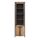 FORTE Clif Vitrine mit 1 Tür, 1 Glastür, Holzwerkstoff, Old – Wood Vintage/ Betonoptik Dunkelgrau, 62 x 204,7 x 41,6 cm