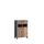 FORTE Clif Schuhschrank mit 1 Tür und 1 Schublade, Holzwerkstoff, Old Wood Vintage Dekor und Betonoptik dunkelgrau, 67 x 105,5 x 41,6 cm