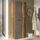 Forte NET106 Schrank 70 180, Mehrzweckschrank, Staubsaugerschrank, Abstellraum, Drehtürenschrank, 2-türig mit Einlegeböden, Beton-/Holzdekor Vintage Eiche, 68,7 cm breit x 181,1 cm hoch x 36,5 cm tief