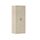 Iconico Home MIK Traditional, Kleiderschrank mit Zwei Türen mit ergonomischen Griffen mit Verstellbarer Ablage und Kleiderstange