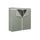 Honey-Can-Do WRD-03746 Stahlrahmen-Kleiderschrank, 152,4 cm, Stoff, Silver, 46.99 x 11.43 x 83.82 cm