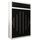 Kryspol Schwebetürenschrank York 150 cm Kleiderschrank mit Kleiderstange und Einlegeboden Schlafzimmer- Wohnzimmerschrank Schiebetüren Modern Design (Weiß + Schwarz mit Erweiterung)