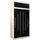 Kryspol Schwebetürenschrank York 120 cm Kleiderschrank mit Kleiderstange und Einlegeboden Schlafzimmer- Wohnzimmerschrank Schiebetüren Modern Design (Weiß + Schwarz mit Erweiterung)