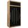 Kryspol Schwebetürenschrank York 120 cm Kleiderschrank mit Kleiderstange und Einlegeboden Schlafzimmer- Wohnzimmerschrank Schiebetüren Modern Design (Artisan Eiche + Schwarz mit Erweiterung)