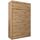 Kryspol Schwebetürenschrank York 150 cm Kleiderschrank mit Kleiderstange und Einlegeboden Schlafzimmer- Wohnzimmerschrank Schiebetüren Modern Design (Artisan Eiche mit Erweiterung)
