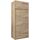 Kryspol Schwebetürenschrank York 100 cm Kleiderschrank mit Kleiderstange und Einlegeboden Schlafzimmer- Wohnzimmerschrank Schiebetüren Modern Design (Sonoma mit Erweiterung)