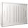 MEBLE KRYSPOL - Kleiderschrank, Schlafzimmerschrank - Schrank DREI Türen - 4 Fächer rechts, Links, 2 Stangen, Fach - Garderobenschrank York, Körperfarbe Weiß, Frontfarbe Weiß - 250x62x200cm