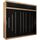 Kryspol Schwebetürenschrank York 250 cm Kleiderschrank mit Kleiderstange und Einlegeboden Schlafzimmer- Wohnzimmerschrank Schiebetüren Modern Design (Artisan Eiche + Schwarz mit Erweiterung)