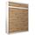 Kryspol Schwebetürenschrank York 180 cm Kleiderschrank mit Kleiderstange und Einlegeboden Schlafzimmer- Wohnzimmerschrank Schiebetüren Modern Design (Weiß + Artisan Eiche mit Erweiterung)