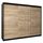MEBLE KRYSPOL - Kleiderschrank, Schlafzimmerschrank - Schrank DREI Türen - 4 Fächer rechts, Links, 2 Stangen, Fach - Garderobenschrank York, Körperfarbe Schwarz, Frontfarbe Sonoma - 250x62x200cm
