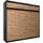Kryspol Schwebetürenschrank York 250 cm Kleiderschrank mit Kleiderstange und Einlegeboden Schlafzimmer- Wohnzimmerschrank Schiebetüren Modern Design (Schwarz + Artisan Eiche mit Erweiterung)