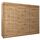 MEBLE KRYSPOL - Kleiderschrank, Schlafzimmerschrank - Schrank DREI Türen - 4 Fächer rechts, Links, 2 Stangen, Fach - Garderobenschrank York, Körperfarbe Artisan, Frontfarbe Artisan - 250x62x200cm