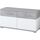 Germania 3772-531 Schuhbank GW-Topix in weiß/Beton-Optik, 96 x 51 x 40 cm (BxHxT)
