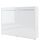 Schrankbett Concept PRO Horizontal, Wandklappbett, Bettschrank, Wandbett, Schrank mit integriertem Klappbett, Funktionsbett (140 x 200 cm, Weiß/Weiß Hochglanz, Horizontal)