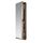 Habitdesign, Schuhschrank mit Spiegel – hoher Schuhschrank in kanadischer Eiche, platzsparend für Flur, Eingangsbereich oder Schlafzimmer, Maße: 50 x 180 x 20 cm (B x H x T), Modell Rock