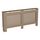 Vida Designs Milton Heizkörperabdeckung Unfinished - Extra Groß - Modernes horizontales Lamellendesign für Wärmeverteilung - H82xW172xD19cm - Unlackiertes MDF-Möbel Ideal für Wohnzimmer und Flur