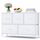 DUMOS Antonia Kommode für Schlafzimmer mit 5 Stoffschubladen, kleine Kommode Organizer Einheiten für Kleidung, Schrank, Kinderzimmer, Aufbewahrungsturm mit Schrank, Metallrahmen, Holzplatte, leichte