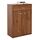 CARO-Möbel Kommode Sideboard Schrank Tommy in nussbaum, Anrichte Highboard mit Schublade und 2 Türen