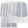 Simple Houseware 7er-Pack Normale Kleidertasche, weiß, 50/40