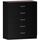Vida Designs Riano Kommoden & Sideboards, Mitteldichte Holzfaserplatte, Schwarz, Standard