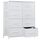 Sweetcrispy Kommode für Schlafzimmer, breite Schublade Kommode, 8 Stoffschubladen mit Griffen, Schrank, TV Stand für Schlafzimmer, Schrank, Wohnzimmer, Kinderzimmer