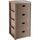 Stefanplast Elegance Kommode 4 Schubladen, taupe